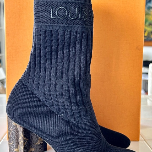 Louis Vuitton silhouette ankle boot , black size 37 - Picture 4 of 16